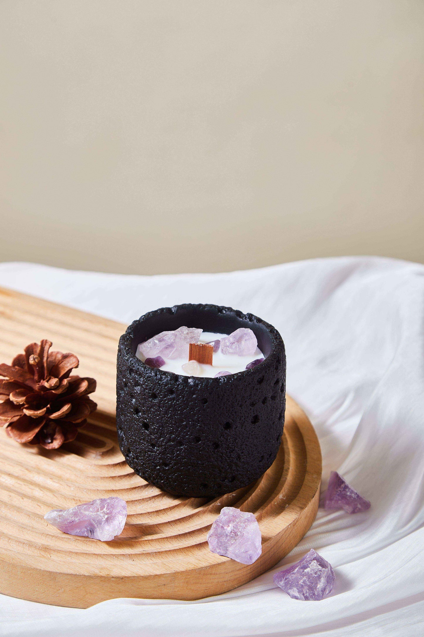 Amethyst Candle Meteor-Shaped Cup - Cherish And Love
