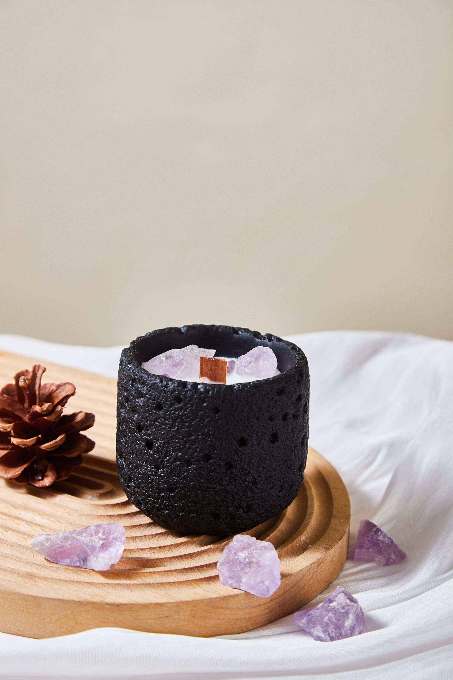Amethyst Candle Meteor-Shaped Cup - Cherish And Love