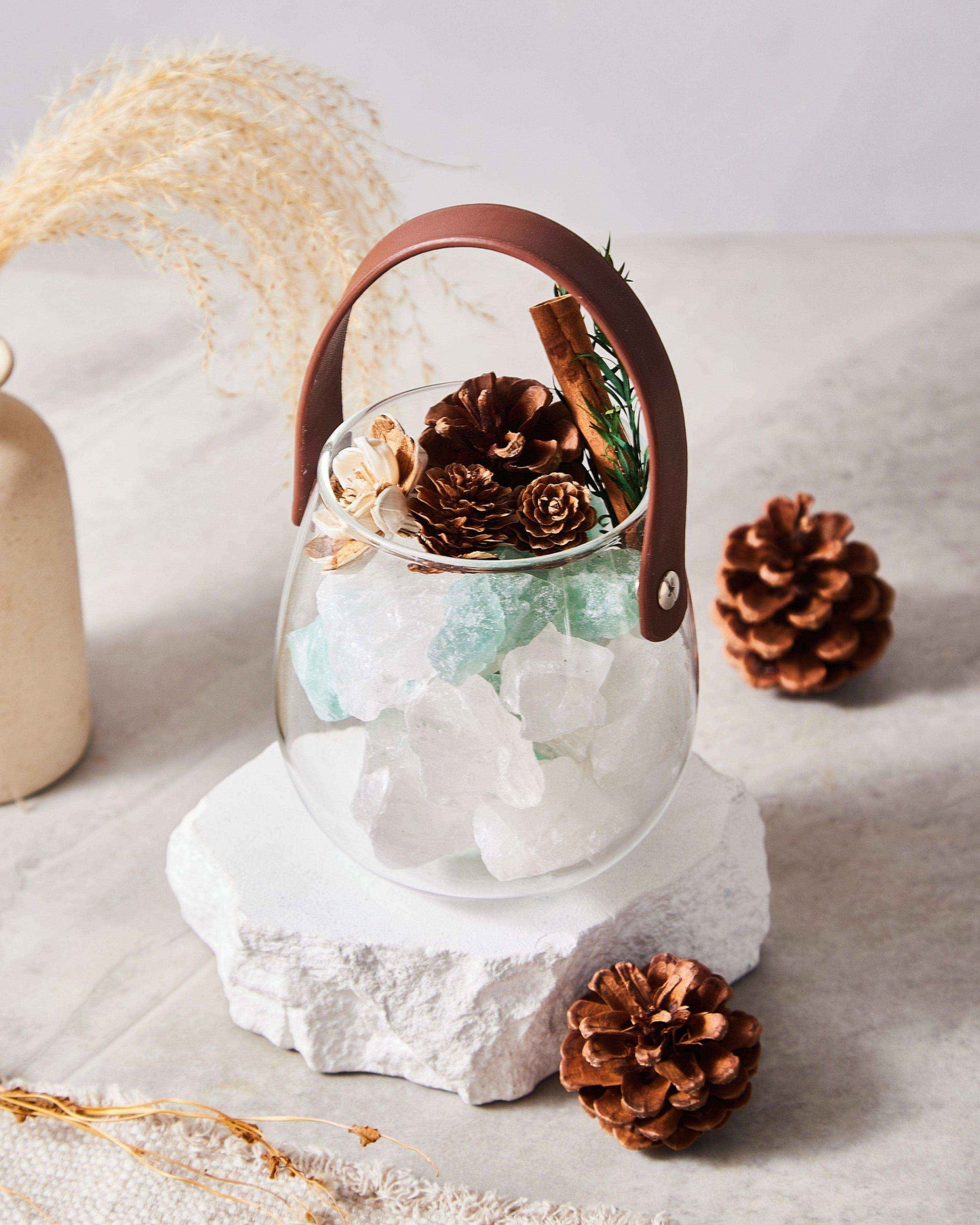 Green Quartz Grande Glass Cup - Cherish And Love