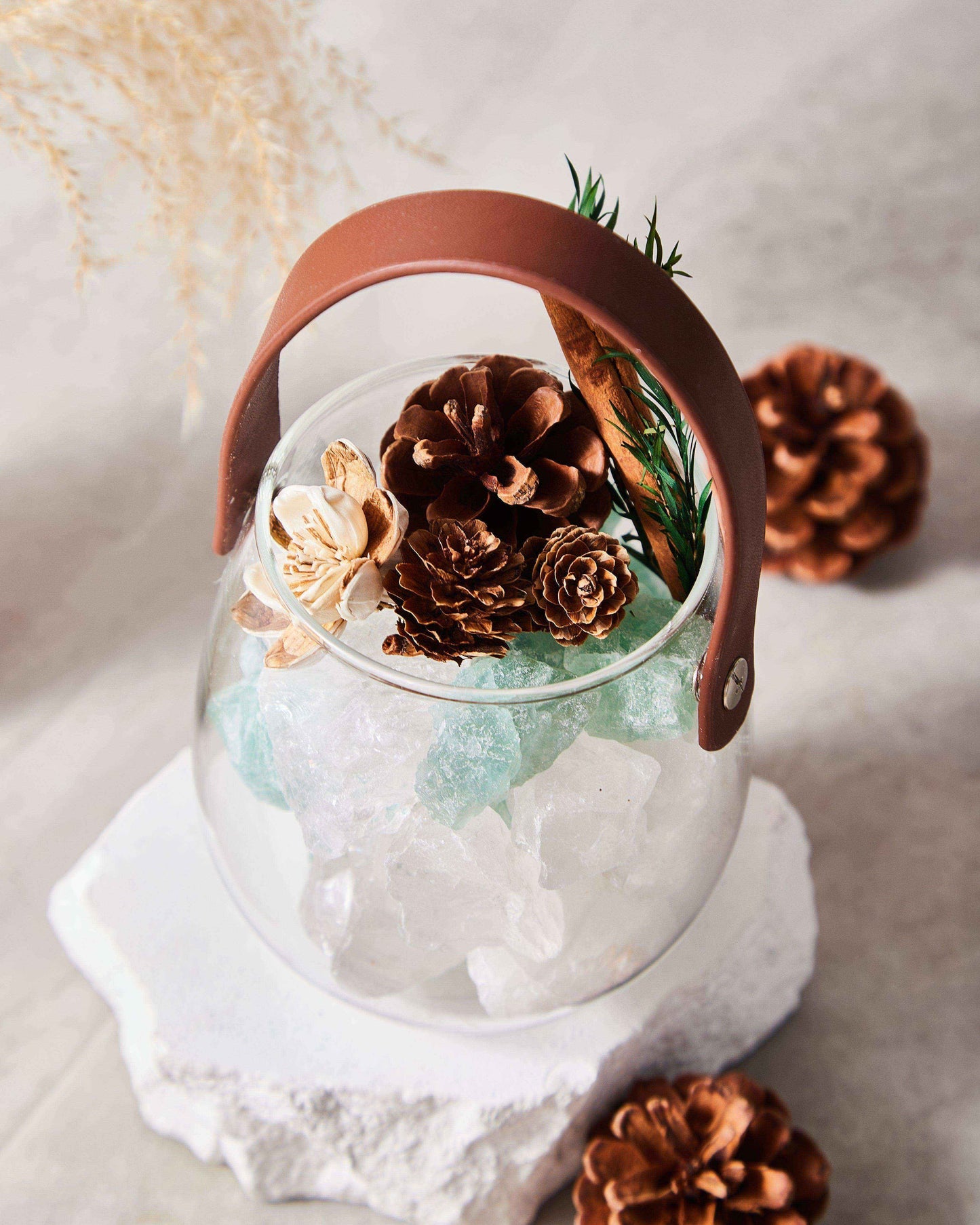 Green Quartz Grande Glass Cup - Cherish And Love