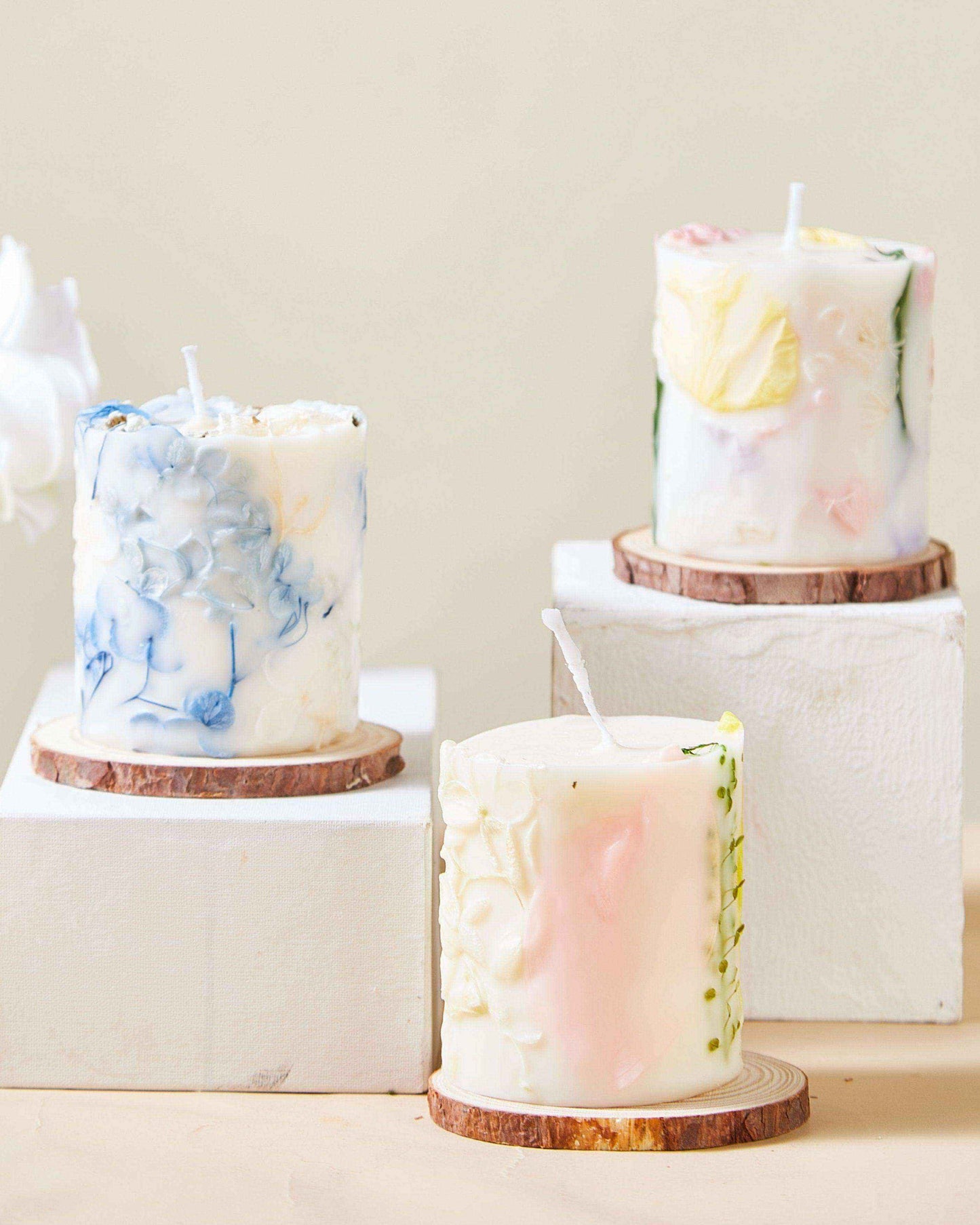 Love & Calm Blossom Serenity Candle Trio Set - Cherish And Love