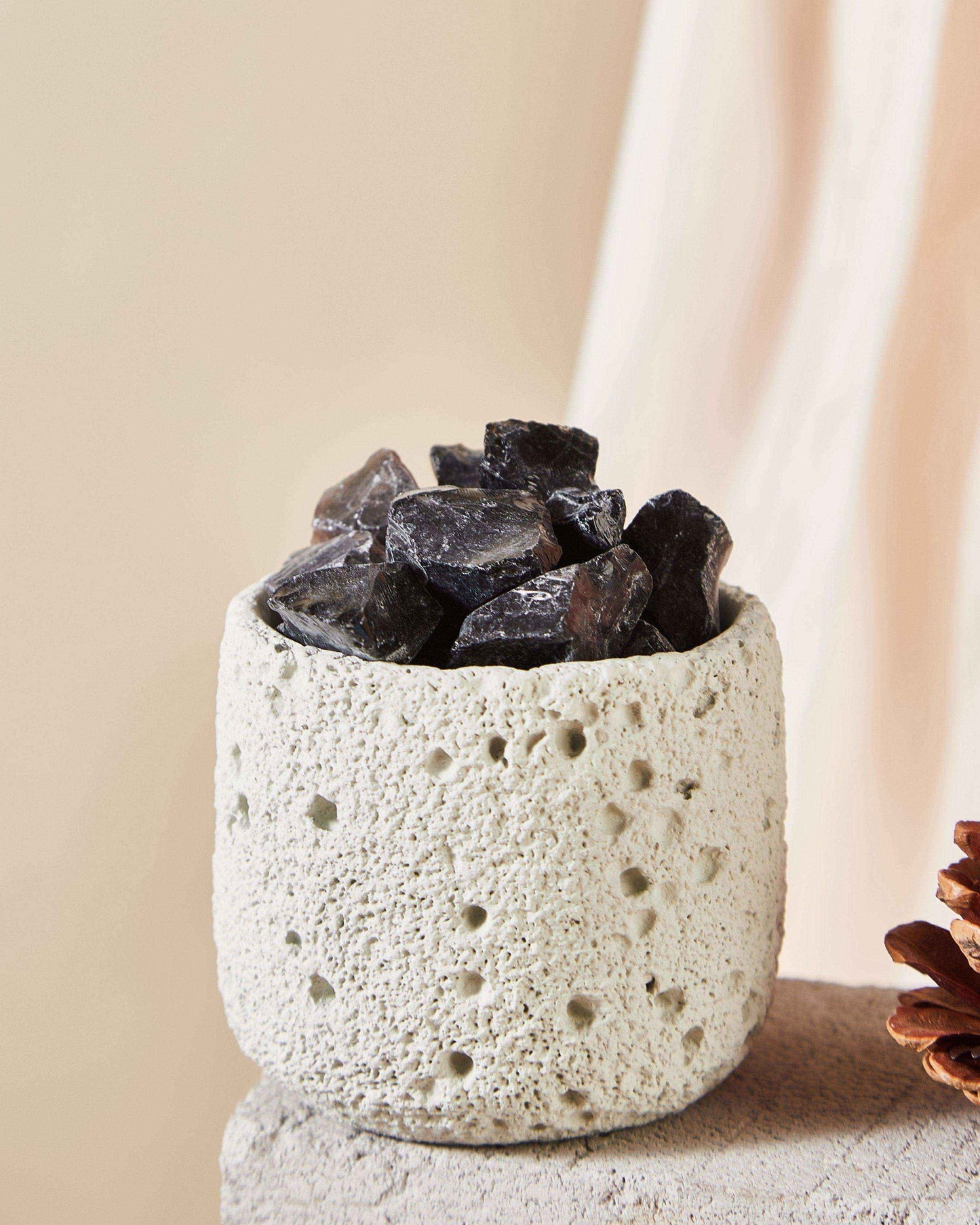 Obsidian Meteor-Shaped Cup - Cherish And Love