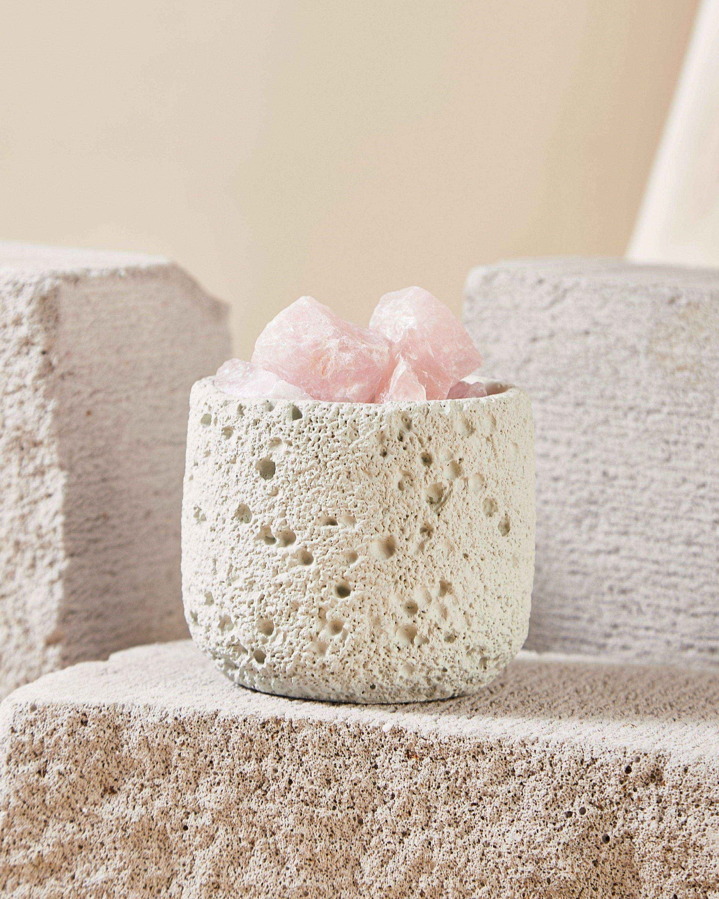 Rose Quartz Meteor-Shaped Cup - Cherish And Love