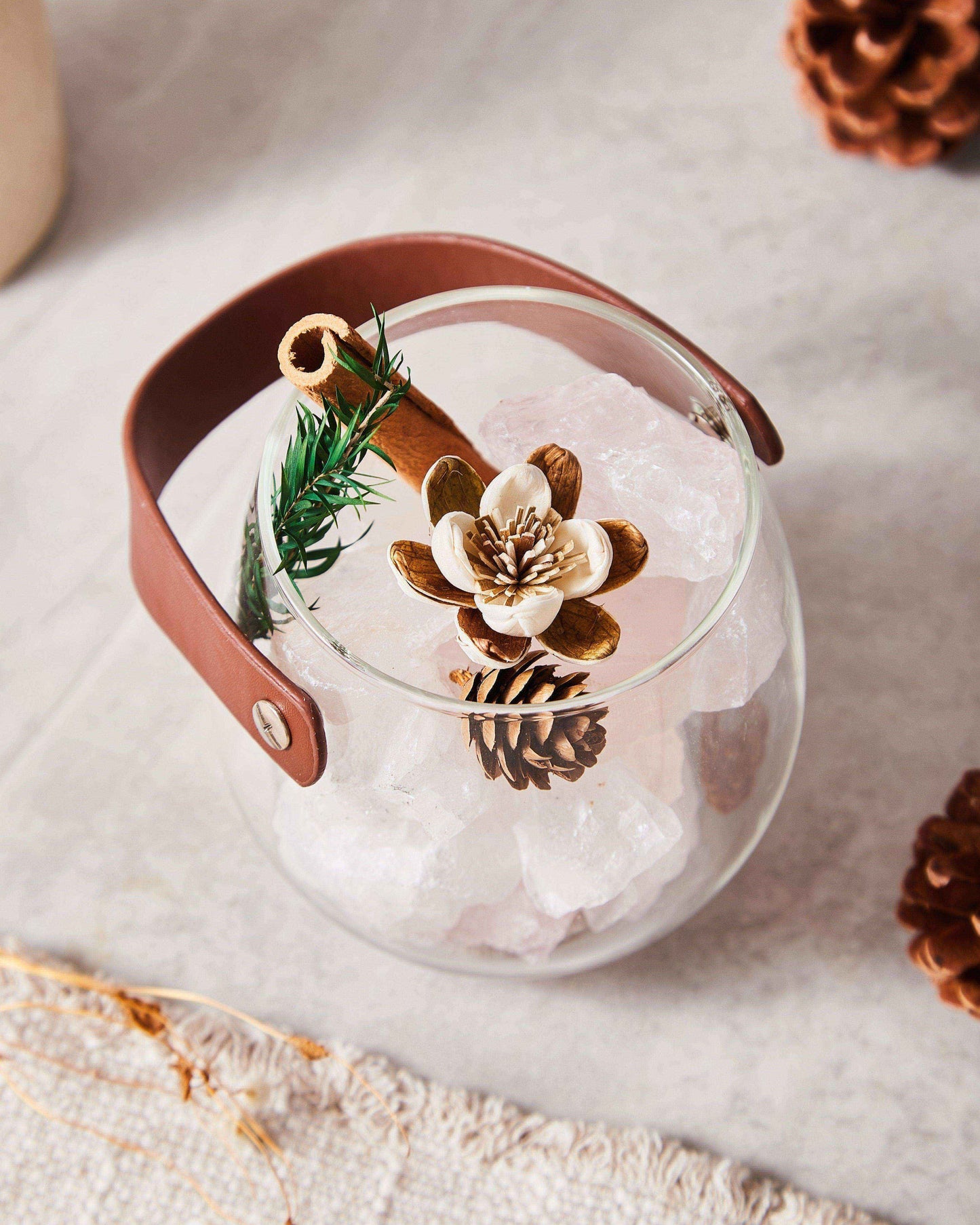 Rose Quartz Grande Glass Cup - Cherish And Love