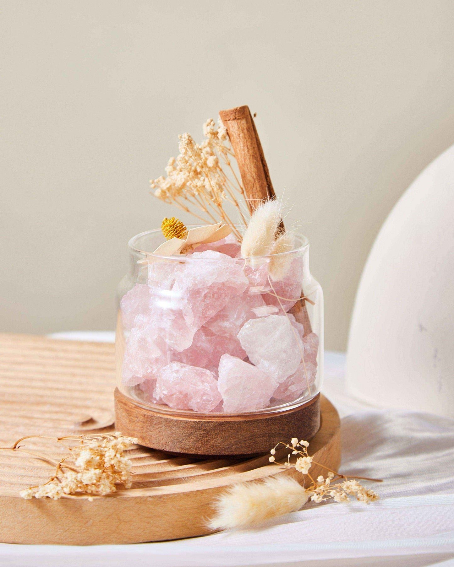 Rose Quartz Woodland Serenity - Cherish And Love