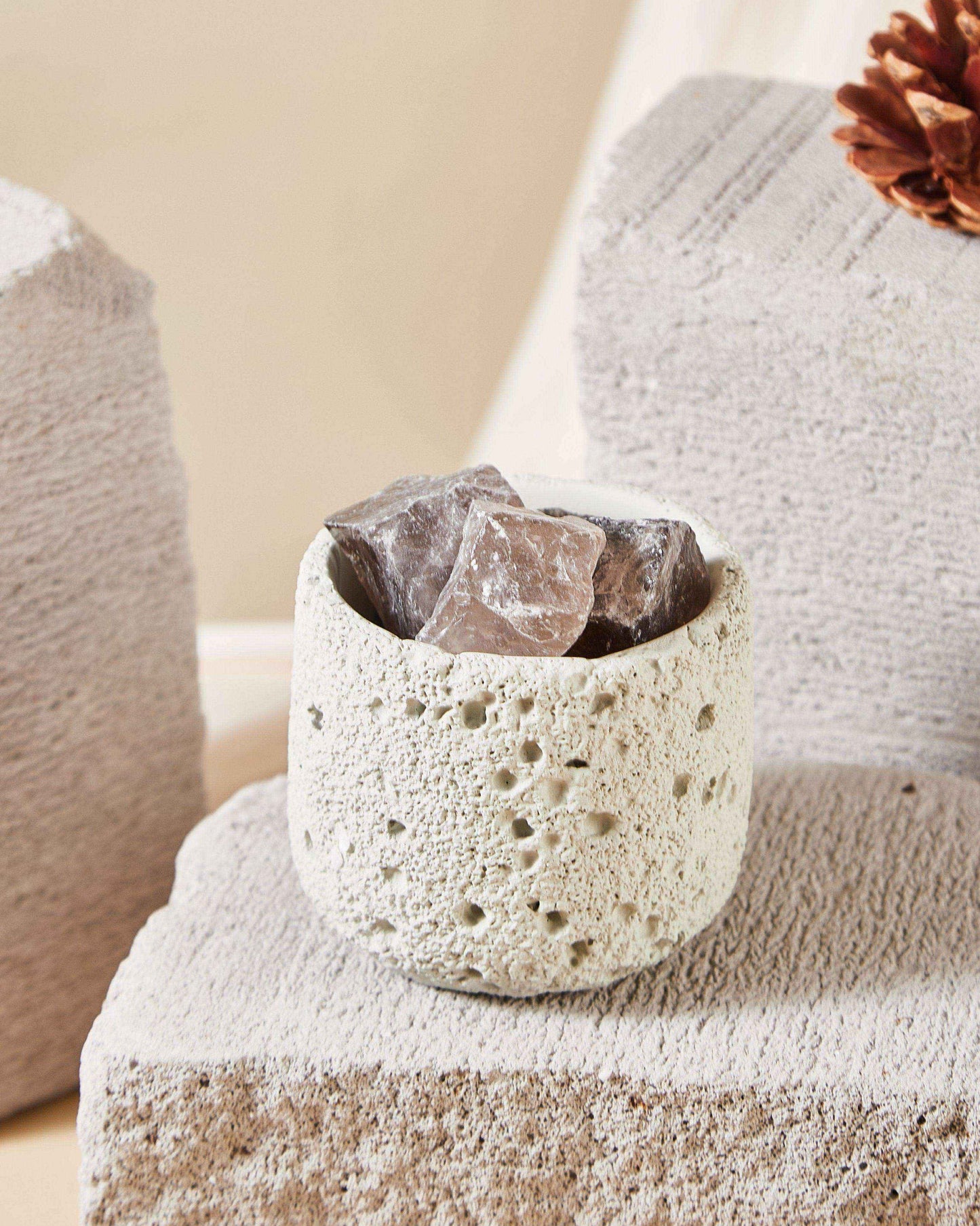 Smoky Quartz Meteor-Shaped Cup - Cherish And Love