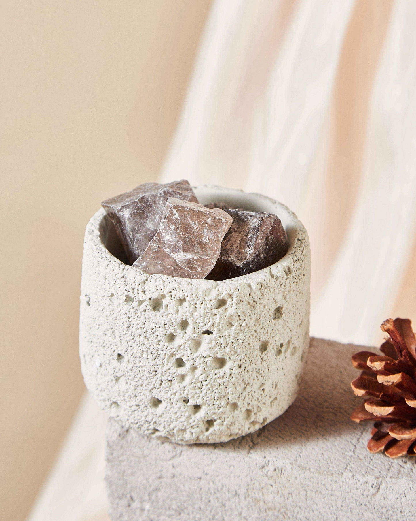 Smoky Quartz Meteor-Shaped Cup - Cherish And Love