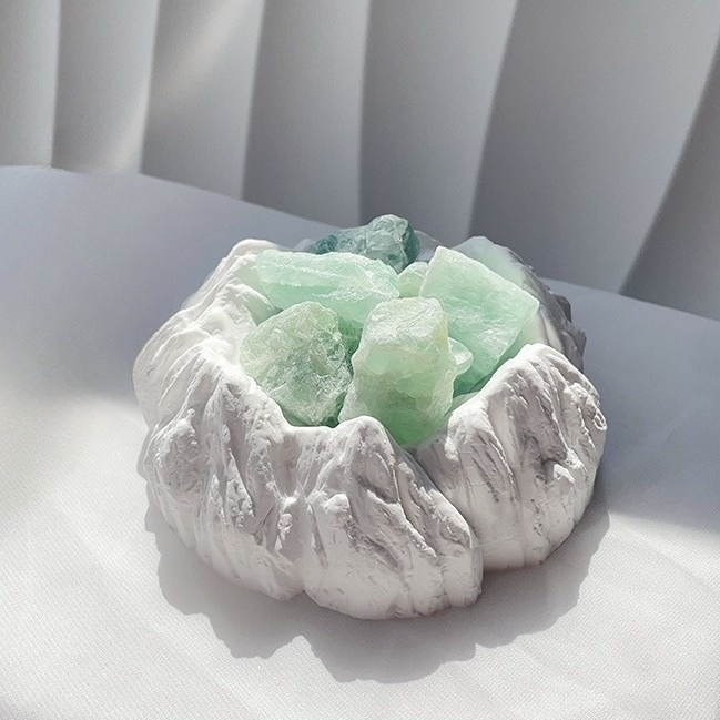 Snow Mountain Green Quartz