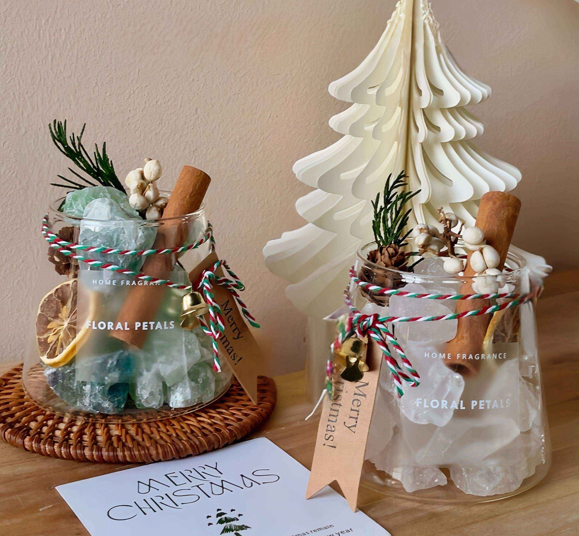 White Quartz Christmas Festive Decor - Cherish And Love
