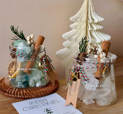 White Quartz Christmas Festive Decor - Cherish And Love