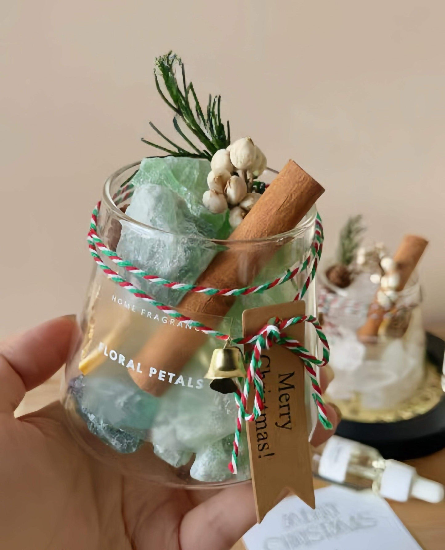 Green Quartz Christmas Festive Decor - Cherish And Love