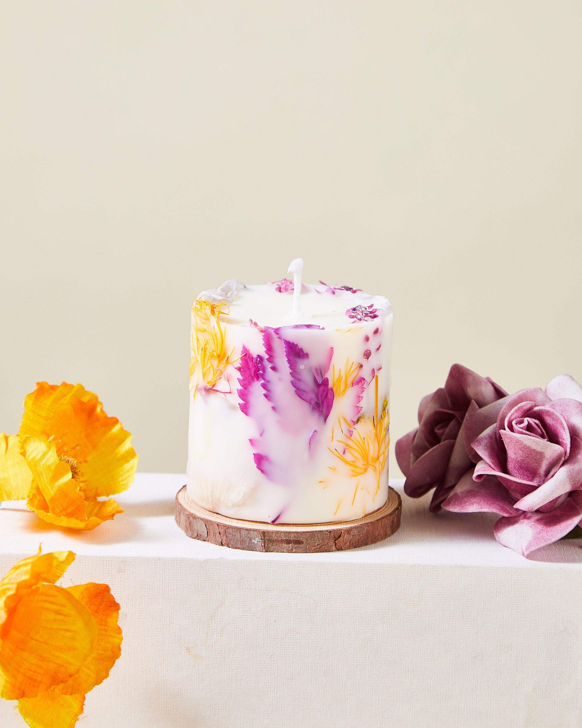 Lavender Glow Blossom Serenity Candle - Cherish And Love