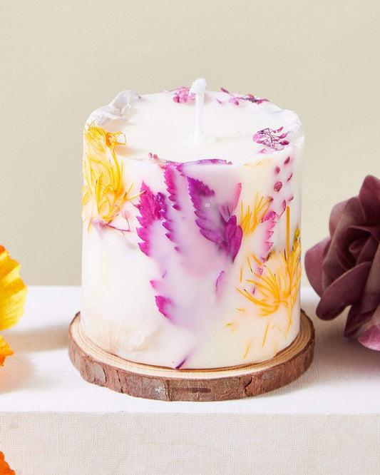 Confident Aura Blossom Serenity Candle Trio Set - Cherish And Love