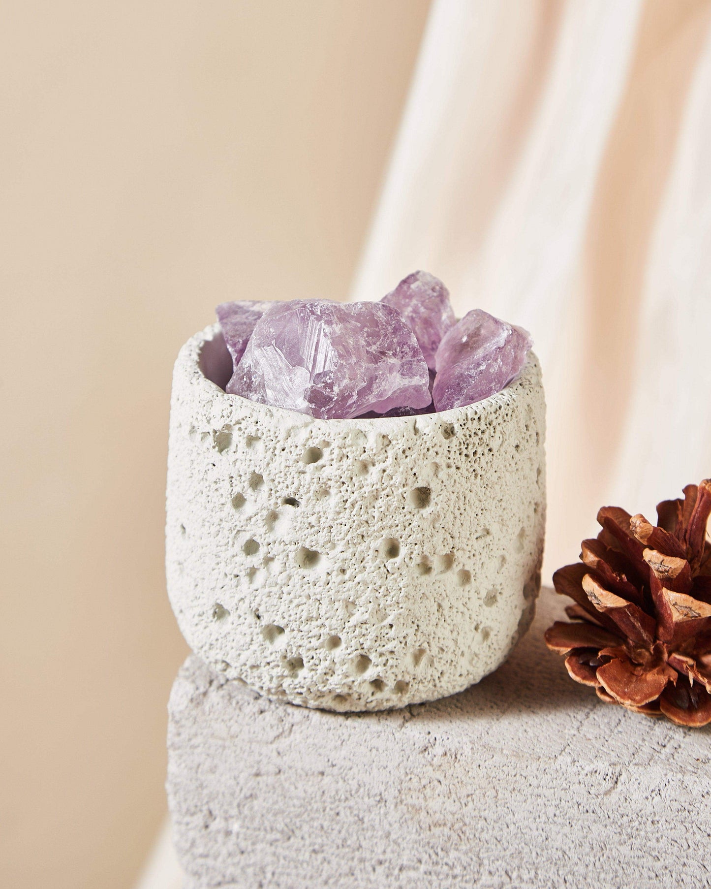 Light Amethyst Meteor-Shaped Cup - Cherish And Love