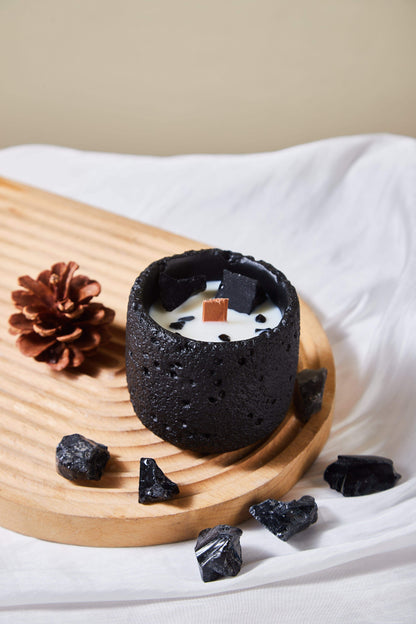 Obsidian Candle Meteor-Shaped Cup - Cherish And Love