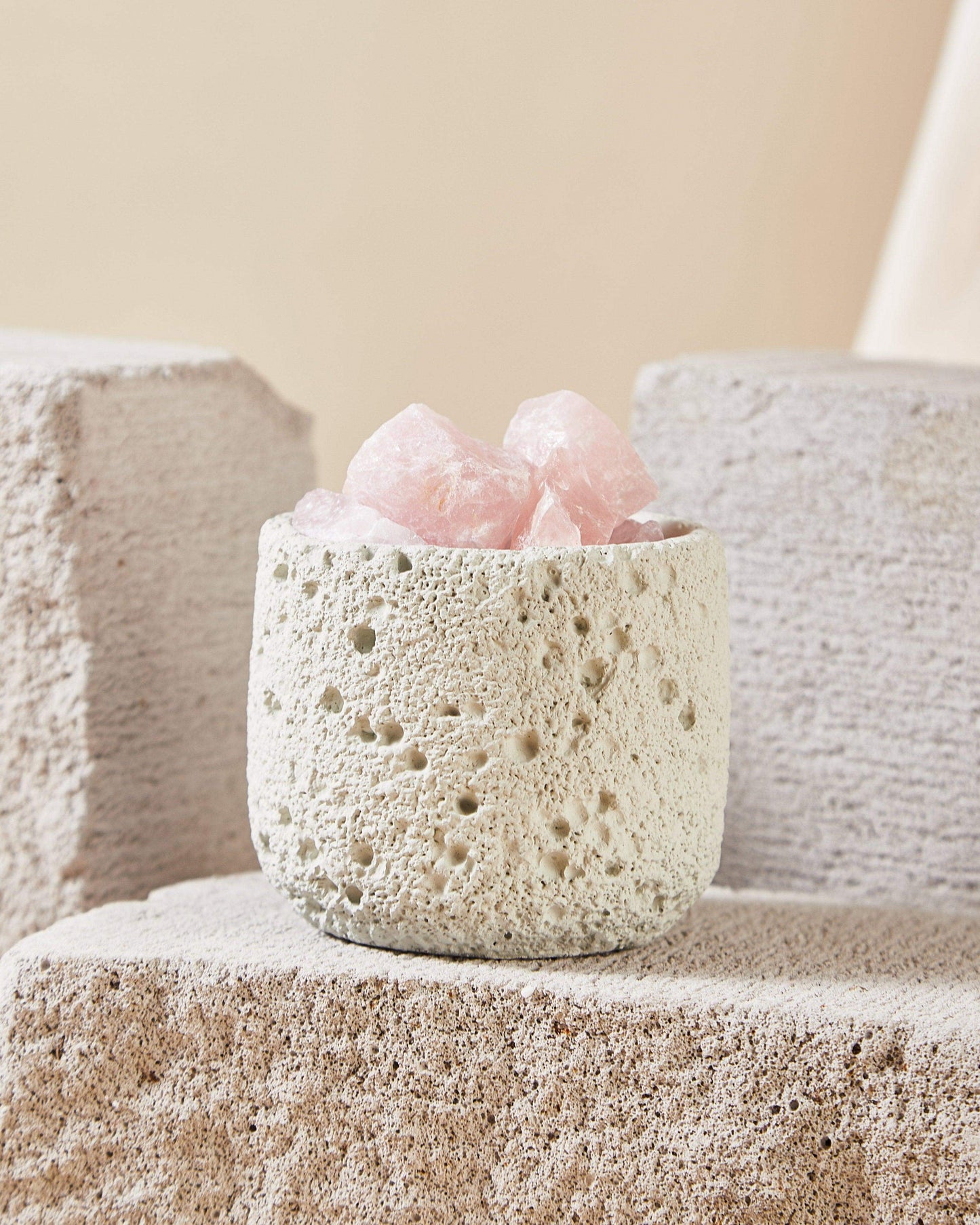 Rose Quartz Meteor-Shaped Cup - Cherish And Love