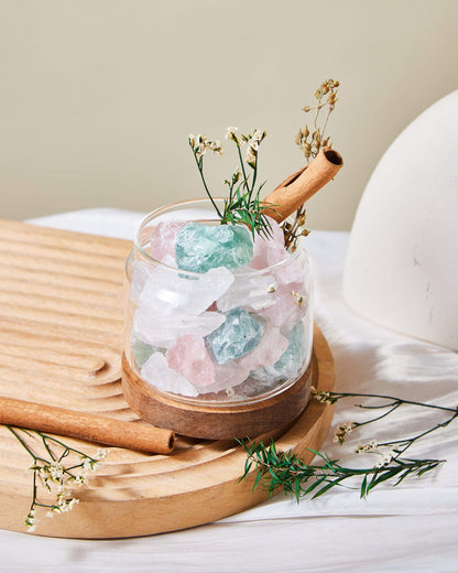 Rose & Green Quartz Woodland Serenity - Cherish And Love