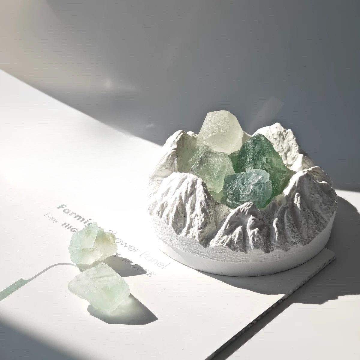 Snow Mountain Green Quartz - Cherish And Love