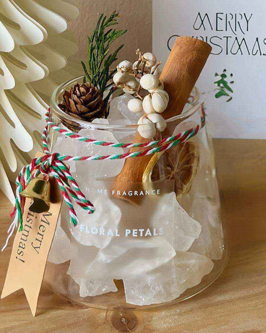 White Quartz Christmas Festive Decor - Cherish And Love